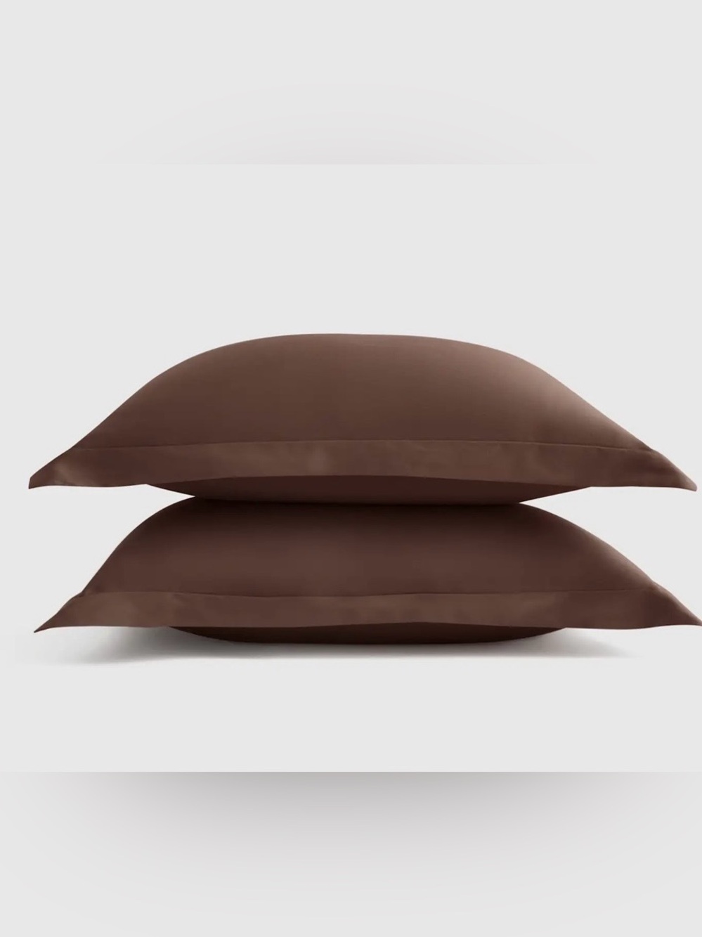 NEW Quince Signature Giza Cotton Sateen Sham Set, King (Espresso)